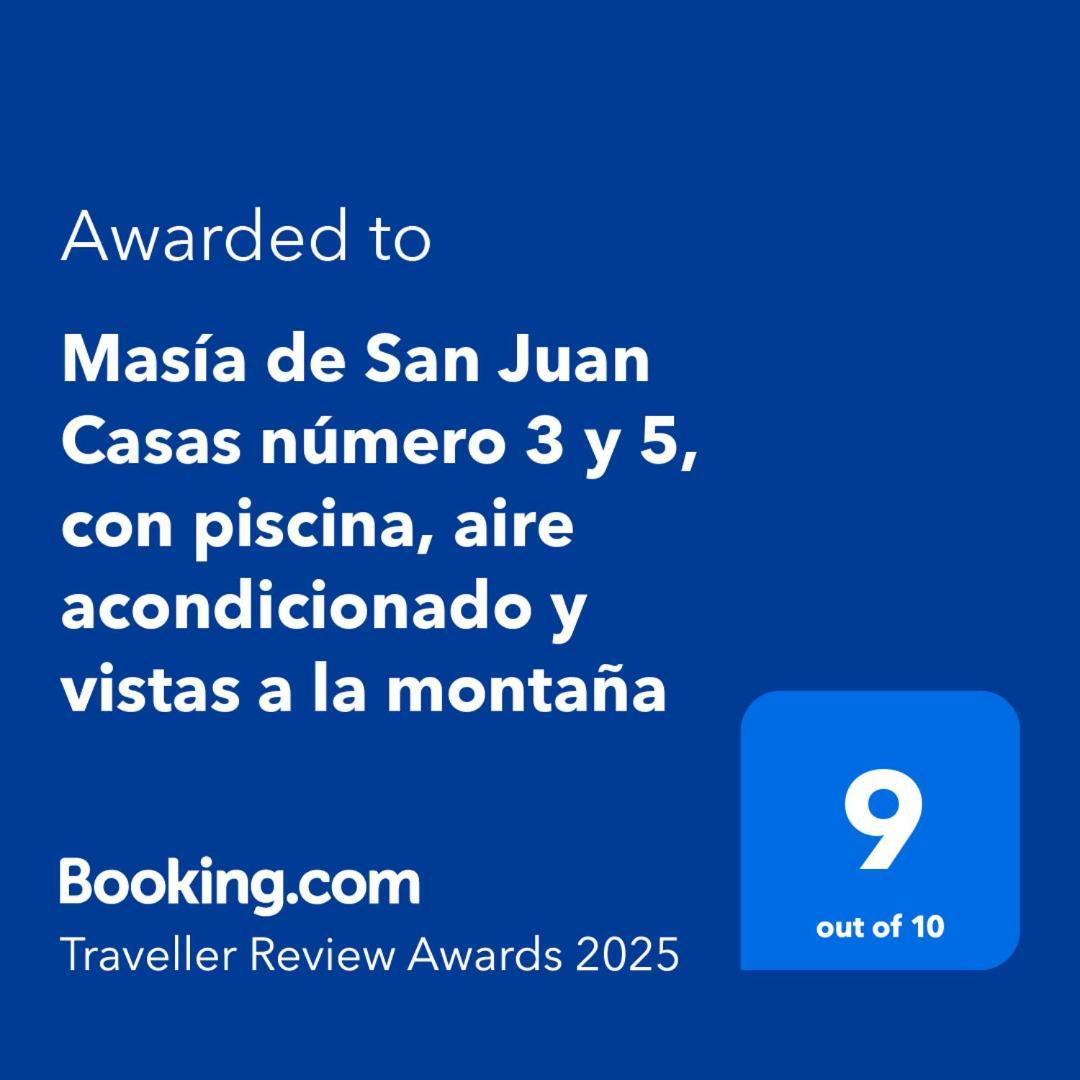 Masia De San Juan Casas Numero 3 Y 5, Con Piscina, Aire Acondicionado Y Vistas A La Montana Segorbe Bagian luar foto